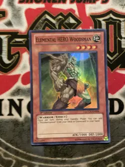 Yu-Gi-Oh! Elemental HERO Woodsman #LCGX-EN034 1st ed VLP - Image 1