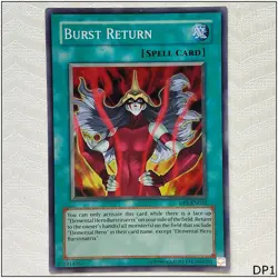Burst Return - DP1-EN022 - Super Rare Unlimited Yugioh - Image 1