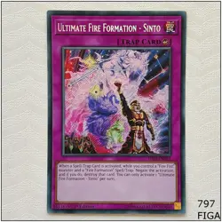 Ultimate Fire Formation - Sinto - FIGA-EN021 - Secret Rare 1st Edition Yugioh - Image 1