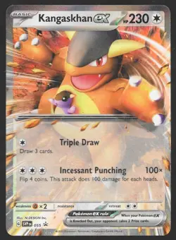 2023 Pokemon 151 Kangaskhan ex 055 Sv: Scarlet & Violet Promo Cards Holo - Image 1