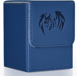 Card Deck Box for Yugioh MTG, 100+ Deck Case with 2 Dividers Fits TCG CCG PTCG - Image 1