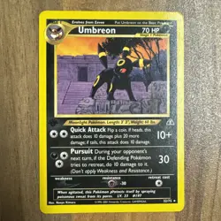 Pokemon trading card Umbreon Neo Discovery 32/75 ungraded - Image 1