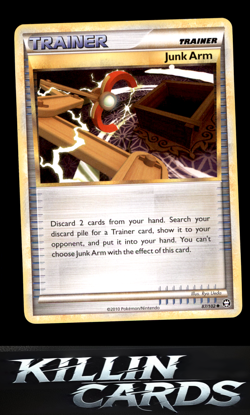 Junk Arm 87/102 Pokemon Uncommon Triumphant Card LP - Image 1