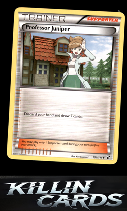 Professor Juniper 101/114 Pokemon Uncommon Black and White Card LP - Image 1
