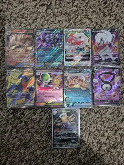 Pokemon 9 Card Lot - V, Vstar, Full Art, IR, Charizard, Ex Nm/M! - Image 1