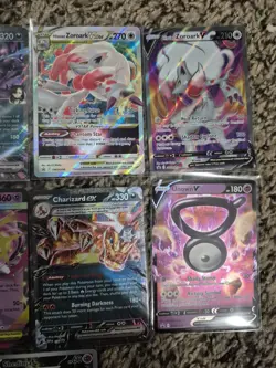 Pokemon 9 Card Lot - V, Vstar, Full Art, IR, Charizard, Ex Nm/M! - Image 4