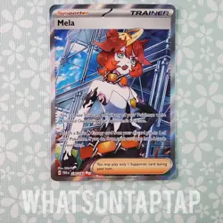 Pokemon Card Mela 236/182 Secret Rare Scarlet Violet Paradox Rift Singles LP - Image 1