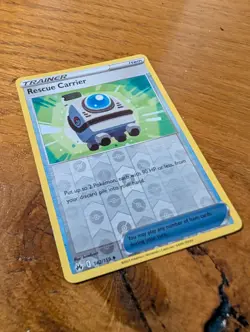 142/159 Rescue Carrier : Reverse Holo Card : Pokemon TCG SWSH12.5 Crown Zenith - Image 1
