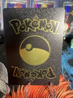 Pokemon Pikachu Black Foil Fan Art Textured Collector Pokemon Card HP80 076/073 - Image 2