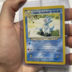 Pokemon TCG Light Golduck Neo Destiny Card 47/105 LP Vintage Nintendo Uncommon - Image 2