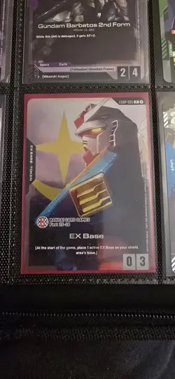 EX BASE EXBP-005 Gundam TCG Bandai Card Fest 2025-2026 Exclusive - Image 1