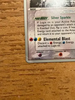 Pokemon TCG Lugia Ex 105/115 2006 World Championships Single LP Non Holo Card - Image 4