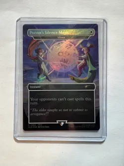 Porom's Silence Magic - Silence (Rainbow Foil) Secret Lair Drop Foil - Image 1