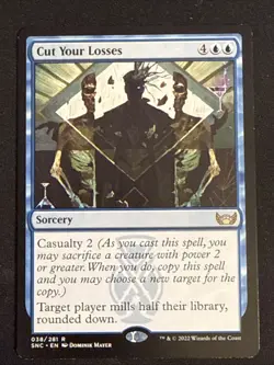 1x Cut Your Losses (038) Streets of New Capenna LP MTG Magic the Gathering x1 - Image 1