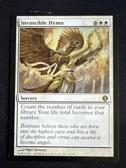 1x Invincible Hymn (14) Shards of Alara MP MTG Magic the Gathering x1 MKE - Image 1