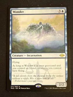 1x Wonder (271) Modern Horizons 2 LP MTG Magic the Gatehring x1 MKE - Image 1