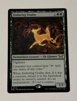 MTG Enduring Vitality - Duskmourn: House of Horror LP - Image 1