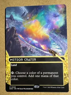 Meteor Crater (0026) (Borderless) Edge of Eternities: Stellar Sights Regular - Image 1