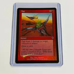 2000 Magic: The Gathering INVASION Zap FOIL 180/350 NM - Image 1