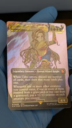 Celes, Rune Knight (Borderless) (Surge Foil) Commander: Final Fantasy Foil - Image 3