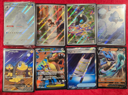 pokemon lot of 8 full art cards - Image 1