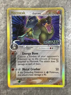 Marowak 10/113 STAMPED Pokemon TCG EX Delta Species Reverse Holo Rare (MP) - Image 1