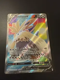 Pokemon TCG Stoutland V Sword & Shield - Battle Styles 157/163 Holo Full Art UR - Image 1