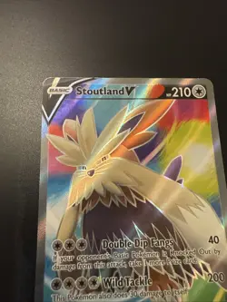 Pokemon TCG Stoutland V Sword & Shield - Battle Styles 157/163 Holo Full Art UR - Image 3