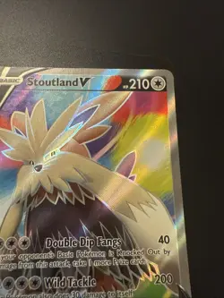 Pokemon TCG Stoutland V Sword & Shield - Battle Styles 157/163 Holo Full Art UR - Image 4
