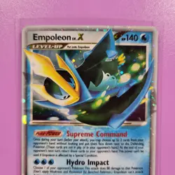 Pokemon TCG Empoleon LV.X DP Black Star Promotional DP11 Holo Promo - Image 2