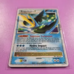 Pokemon TCG Empoleon LV.X DP Black Star Promotional DP11 Holo Promo - Image 4