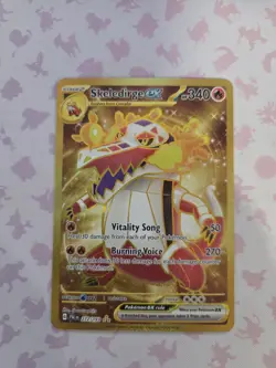 Pokemon Skeledirge ex 272/193 Paldea Evolved Gold Hyper Rare Full Art Holo NM - Image 1