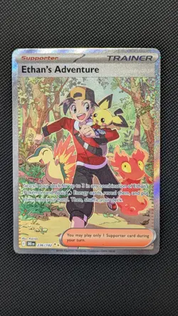 Ethan's Adventure Pokemon Destined Rivals Special Illustration Rare 236/182 - Image 1