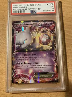 PSA 5 mewtwo ex tin promo 2016 Pokemon - Image 1