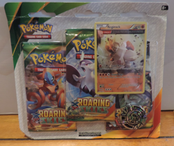 2015 POKEMON XY ROARING SKIES 3 PACK BLISTER REGIROCK FACTORY SEALED RARE LOOK - Image 1