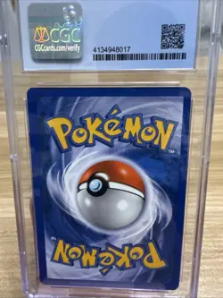 2000 Pokemon TCG Neo Genesis 56 Regular 1st Edition Common Cyndaquil CGC 9 - Image 2