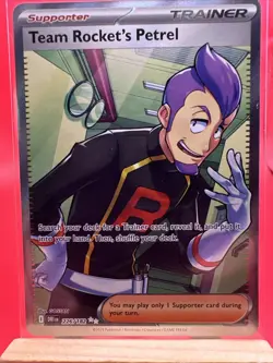 Pokemon TCG Team Rocket's Petrel 226/182 Sv10: Destined Rivals Holo NM - Image 1