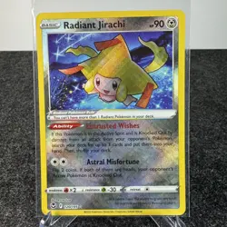 Radiant Jirachi 120/195 Swsh12: Sword & Shield - Silver Tempest Holo - Pokemon - Image 1