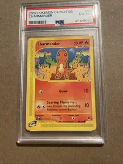2002 POKEMON EXPEDITION #98 CHARMANDER PSA 8 - Image 1