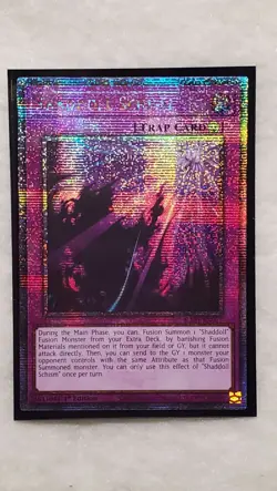 Yugioh - Shaddoll Schism - RA01-EN077 - Quarter Century Secret Rare - 1st Ed - Image 1