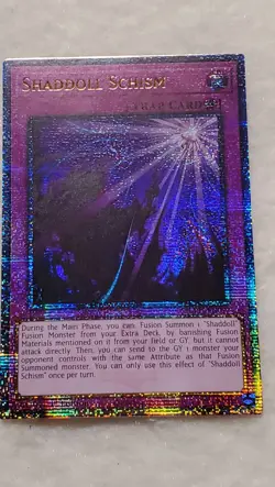 Yugioh - Shaddoll Schism - RA01-EN077 - Quarter Century Secret Rare - 1st Ed - Image 2
