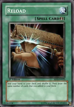 Reload - 1st Edition SD3-EN023 - NM - YuGiOh - Image 1