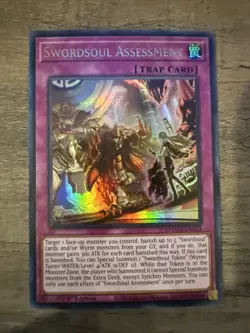 Yugioh! Swordsoul Assessment - MAMA-EN043 - Ultra Rare - 1st Edition Near Mint, - Image 1