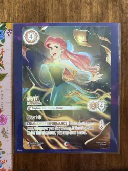Release Day Lorcana Whispers In The Well Ariel Ethereal Voice Iconic Jumbo Card - Image 2