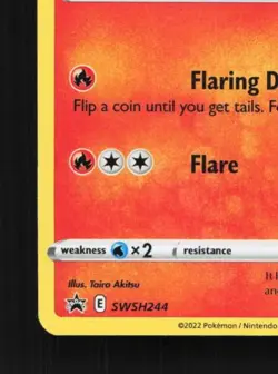 Scorbunny SWSH244 NM SWSH Black Star Promos English Pokemon Card TCG - Image 2