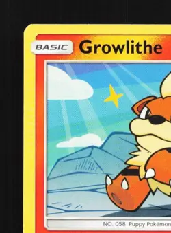 Growlithe 21/149 LP Sun & Moon English Pokemon Card TCG - Image 4