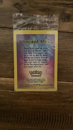 (1) Pokemon Ancient Mew Promo Card Factory Sealed NM - Image 5