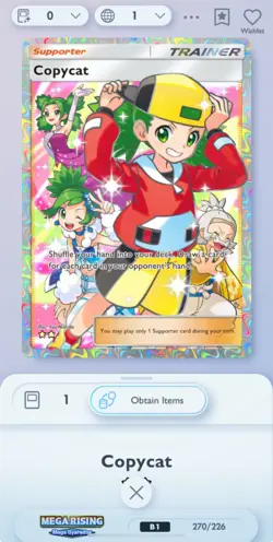 Pokemon Tcg Pocket Trade 2star Copycat Trainer Card - Image 1