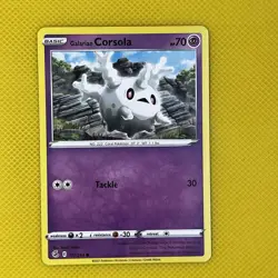 Galarian Corsola 117/264 Basic Fusion Strike 2021 Pokemon Card NM - Image 1