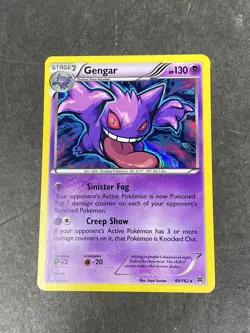 Pokemon Gengar Holo Rare TCG Card 60/162 XY Breakthrough - Image 1